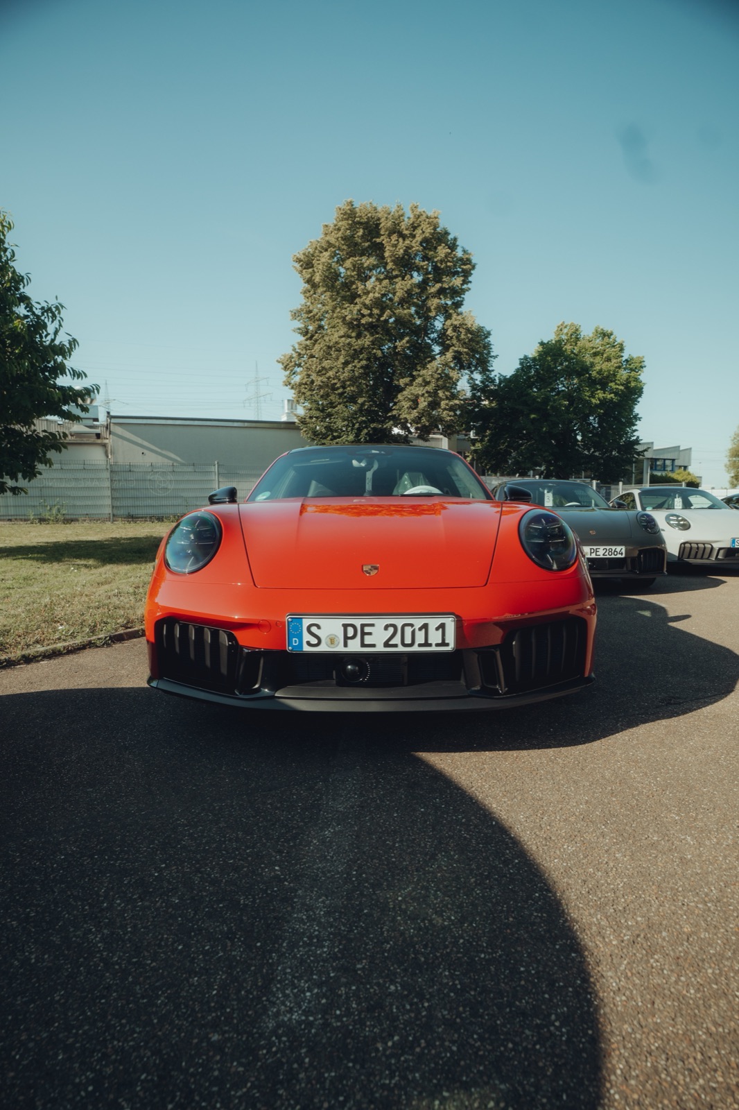 Porsche GT3 in Front-Ansicht